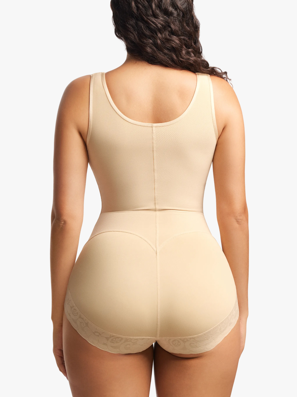 Mesh Adjustment Tummy Control Brife Bodysuit