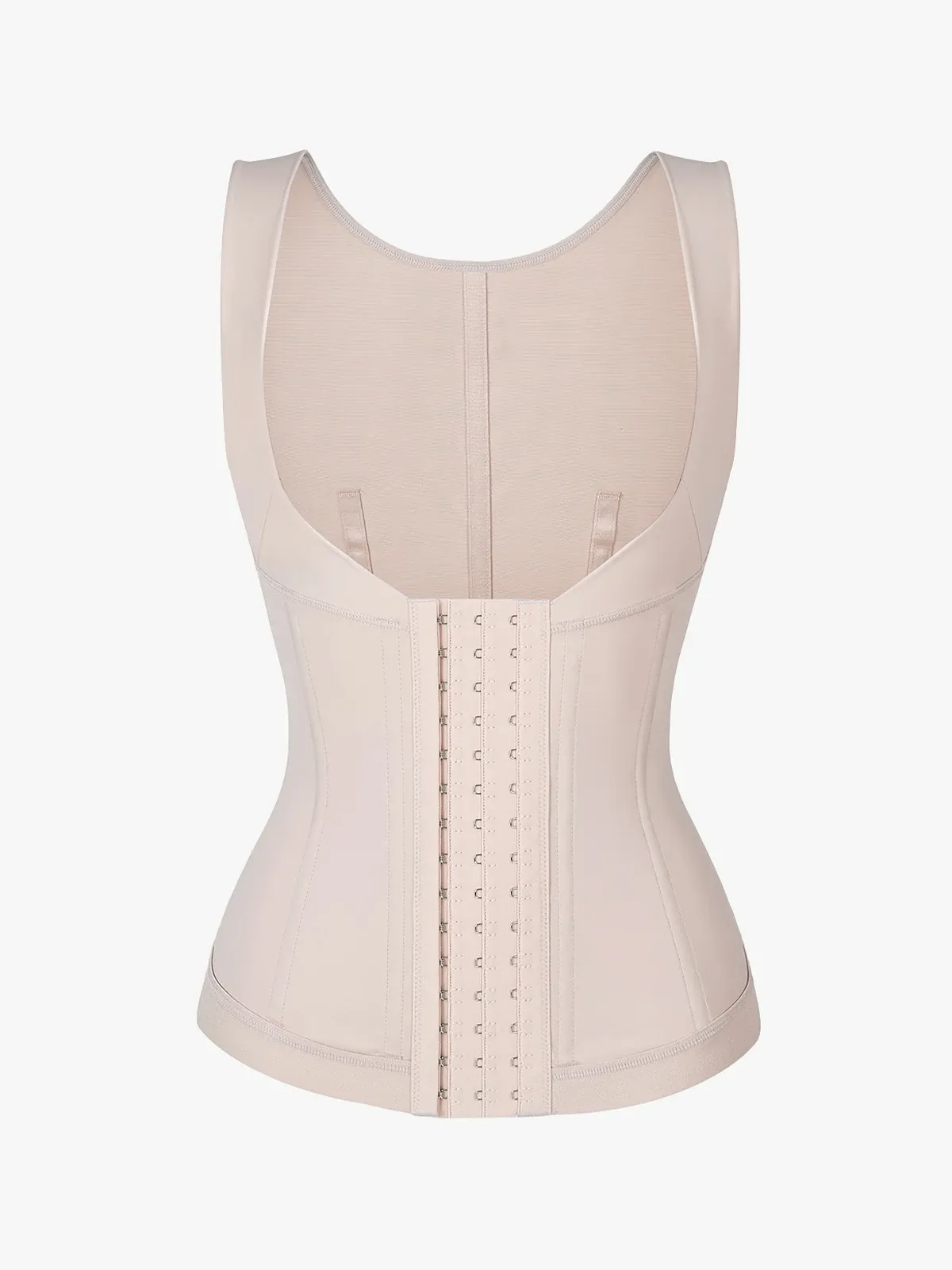 Open Bust Front Buckle Vest