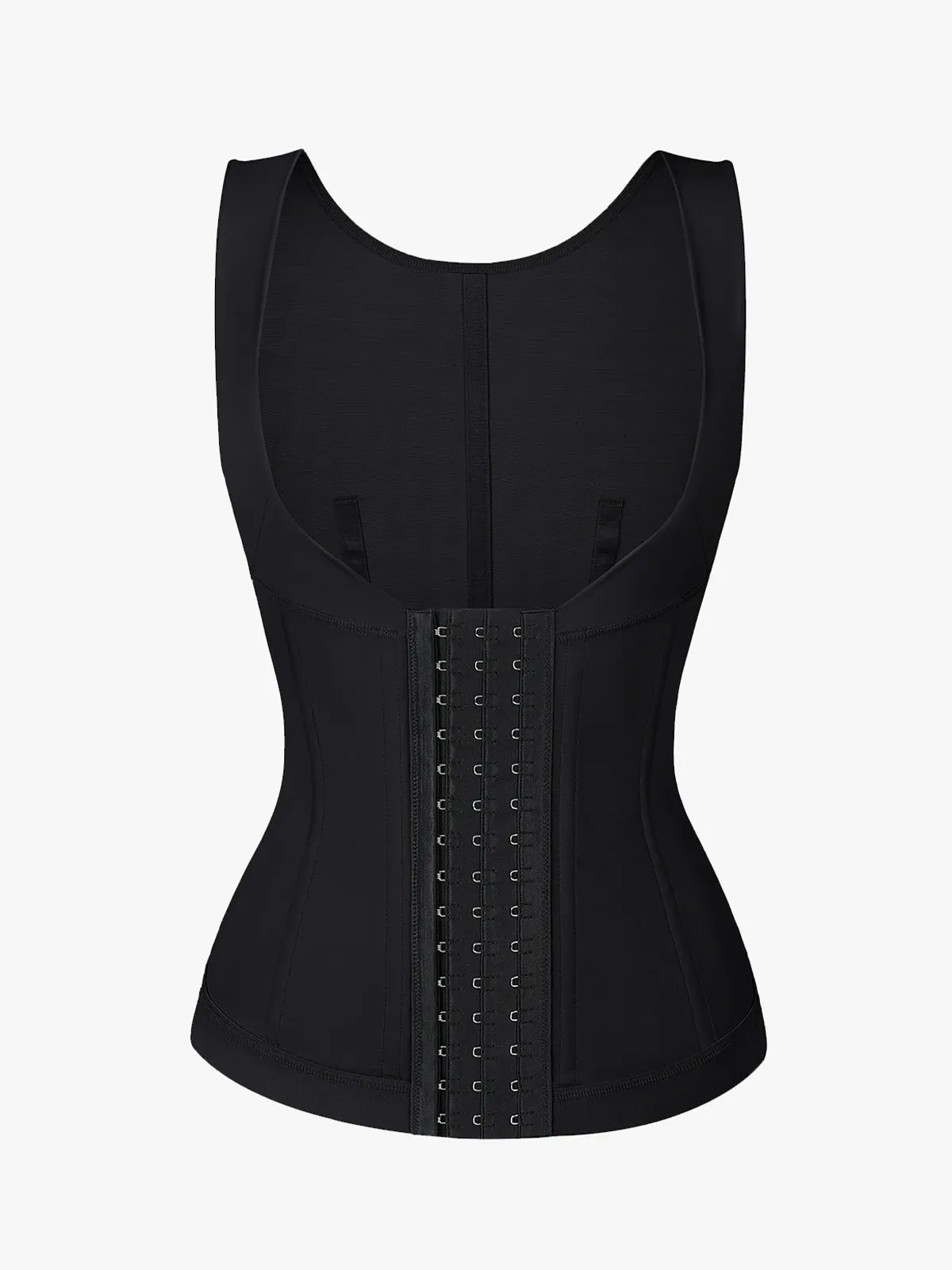 Open Bust Front Buckle Vest