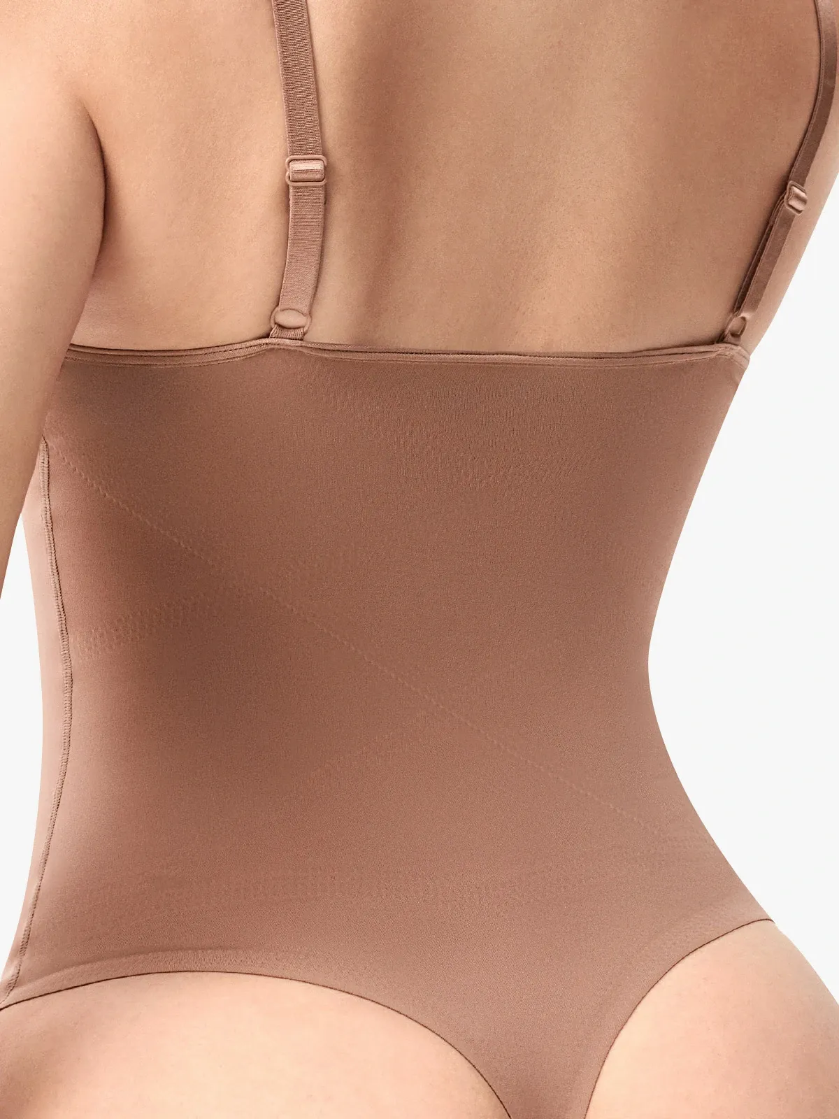 Deep V Underwire Comfort Cami Thong Bodysuit