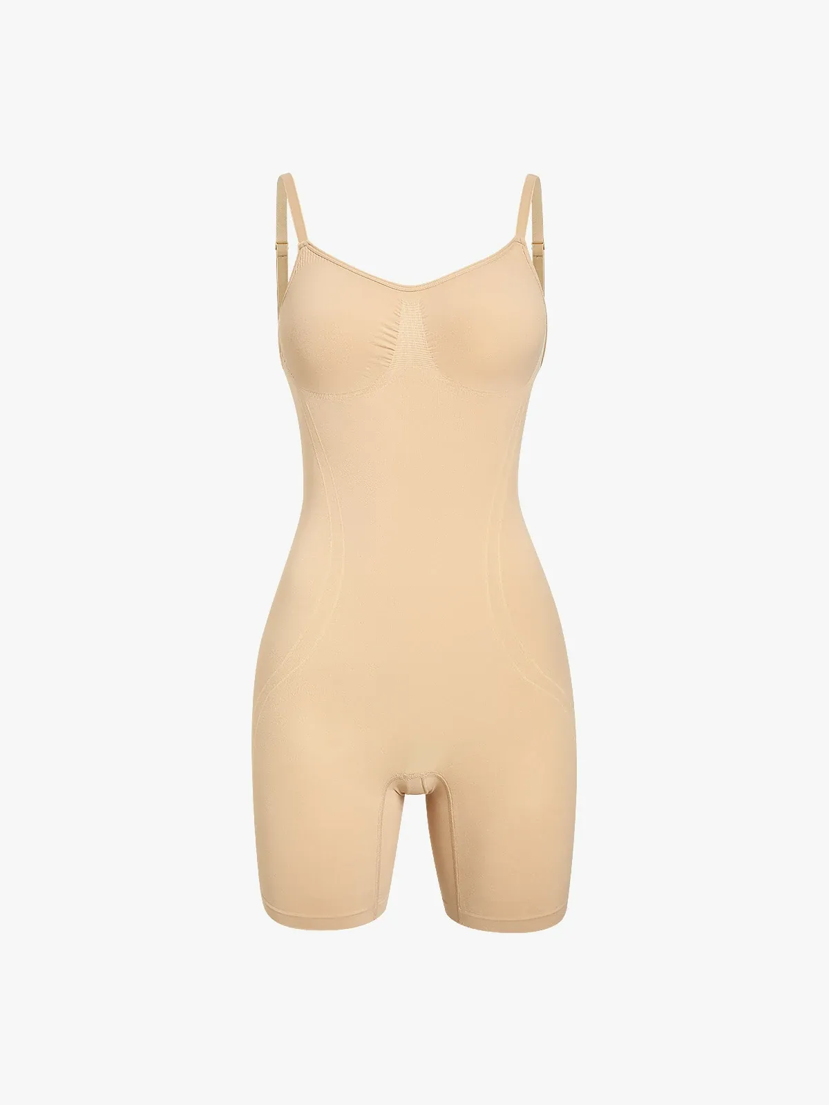 Seamless Comfort Cami Mid-Thigh Bodysuit