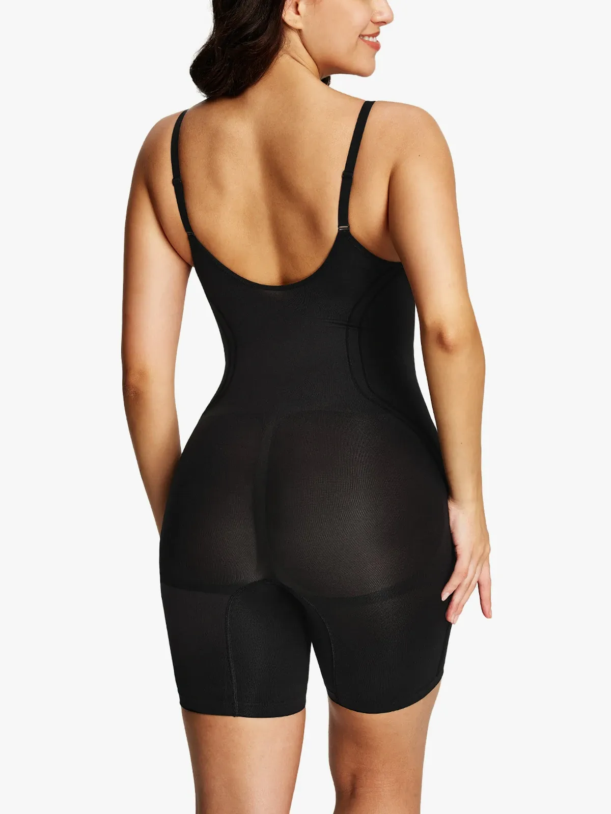 Seamless Comfort Cami Mid-Thigh Bodysuit