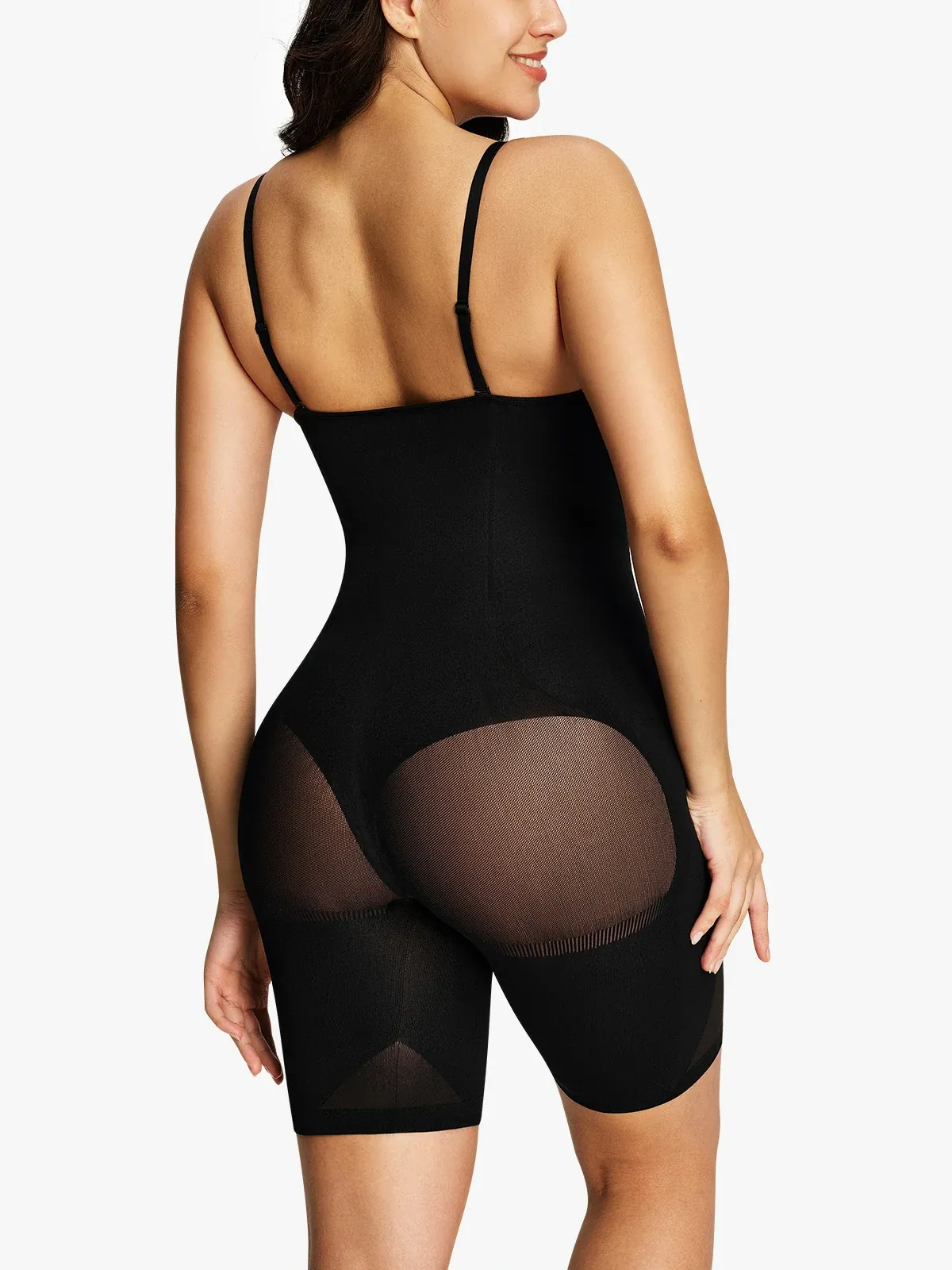 Seanless Smoothing Comfort Cami Mid-Thigh Bodysuit
