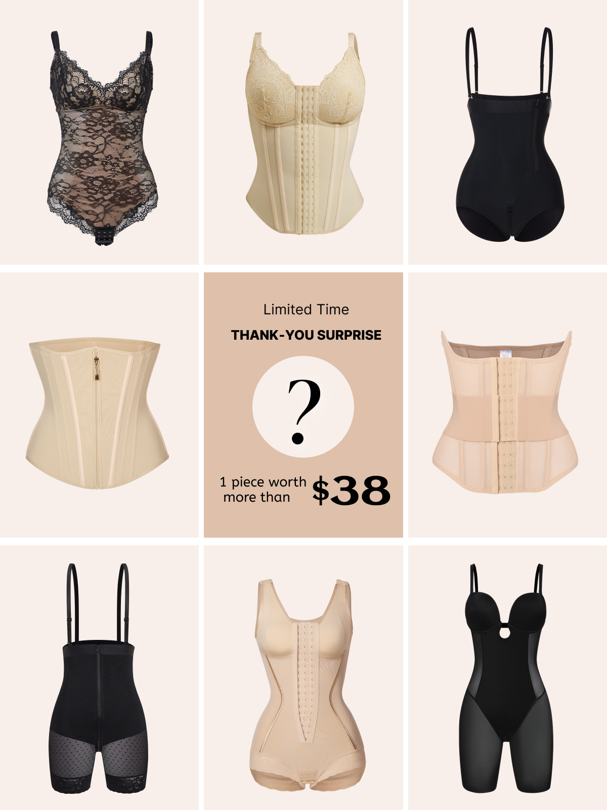 Mystery Box: $35 for 2 Surprise Pieces( Guaranteed 1 Premium Piece Valued Over $38) 
