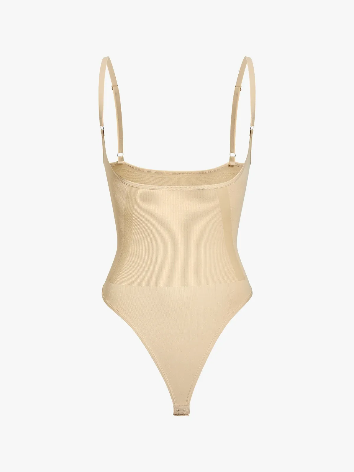 Seamless Open Bust Thong Bodysuit