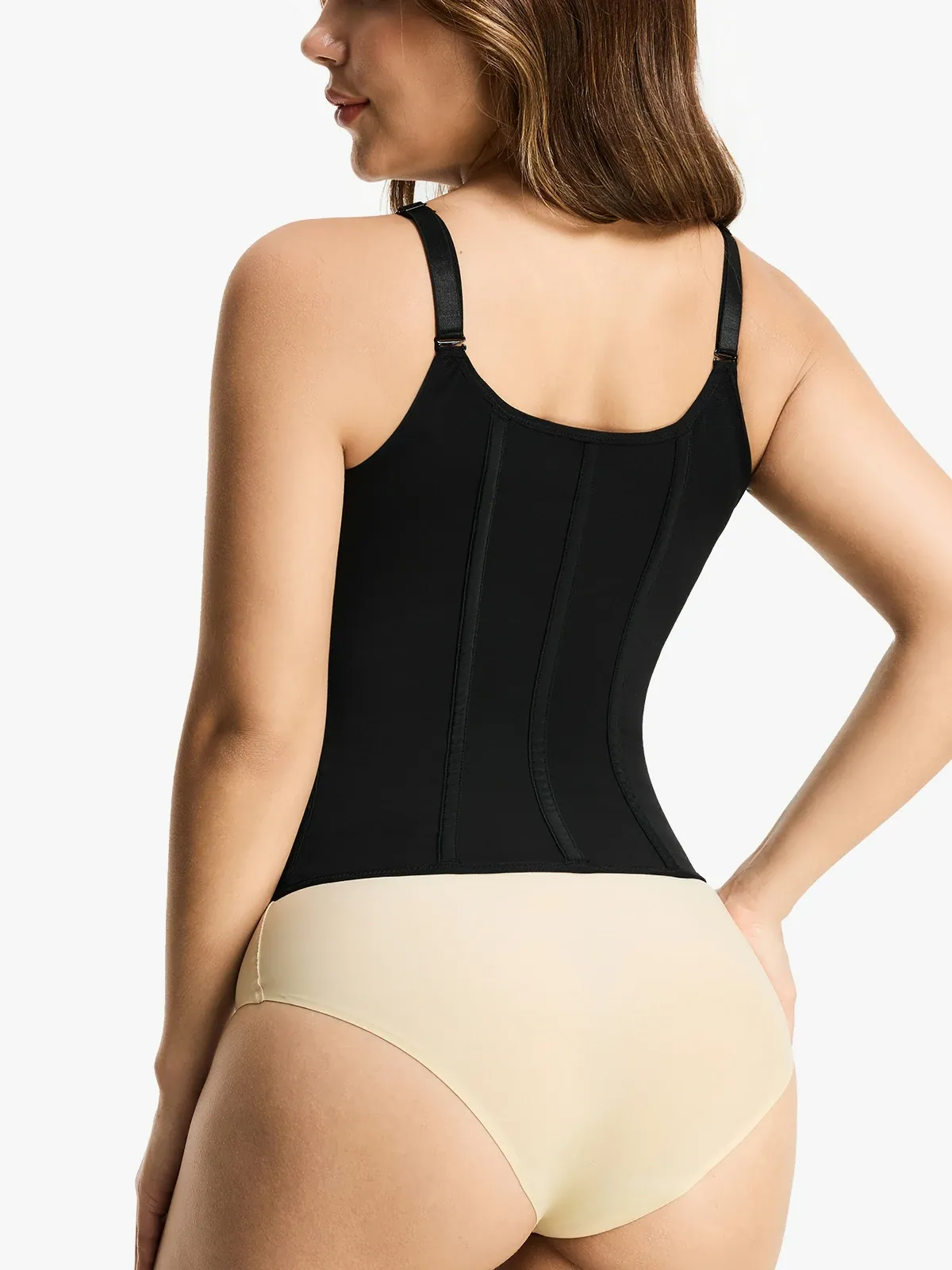 Lace Deep-V Boning Support Camisole