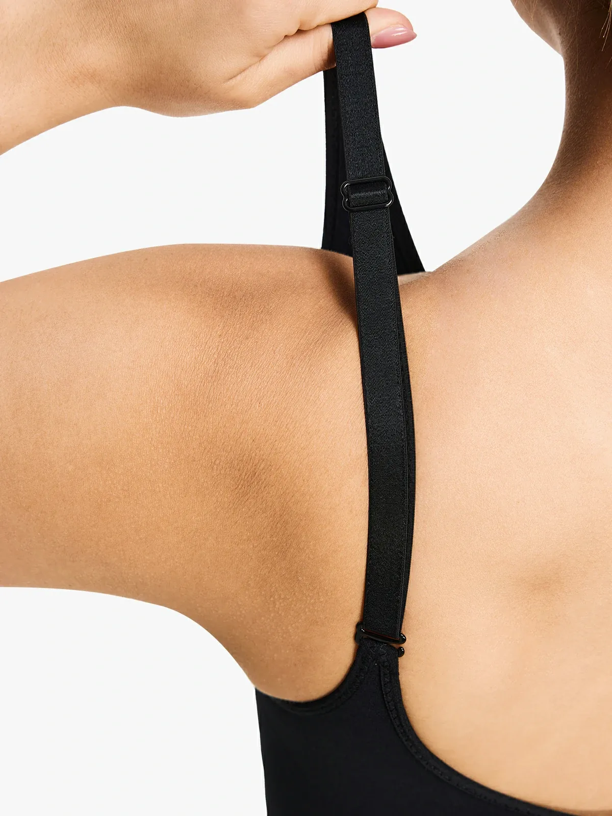 Seamless Front Zip Tummy ControL Mid-Thigh Bodysuit