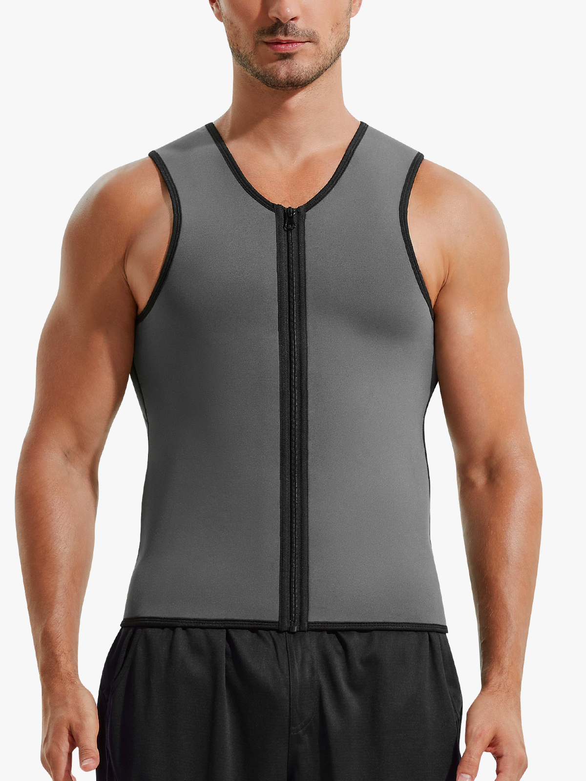 Zipper Neoprene Sauna Vest
