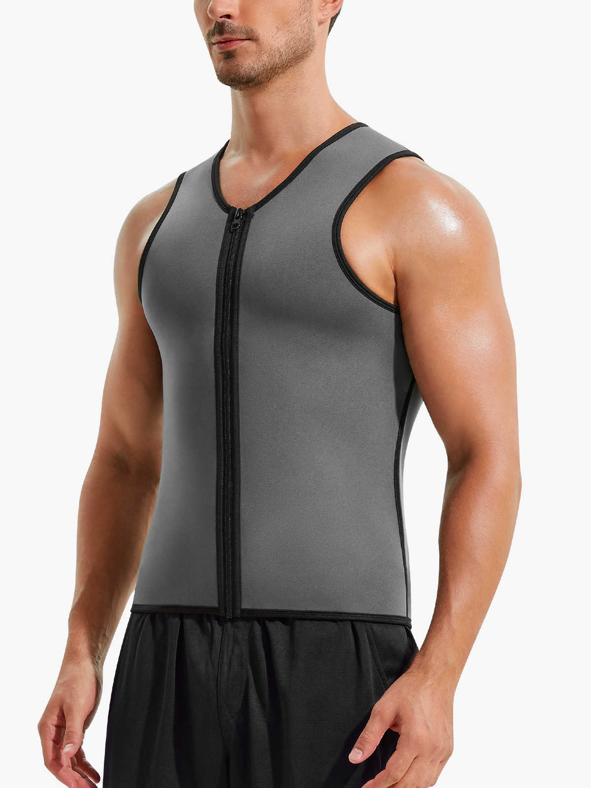 Zipper Neoprene Sauna Vest