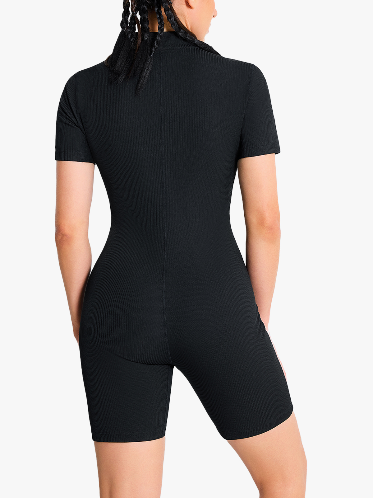Zipper Workout Sweat Sauna Jumpsuit