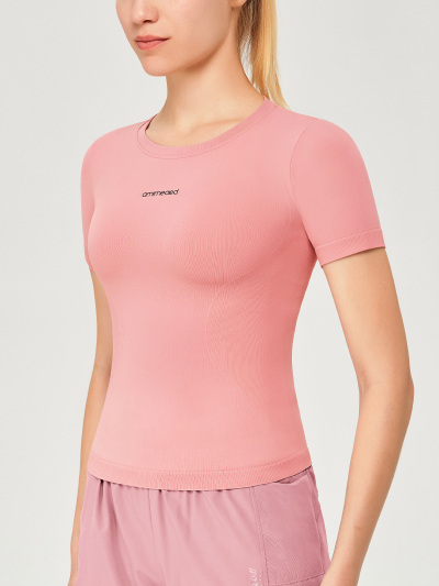 Quick Drying Compression Crew Neck Fitness Yoga Top