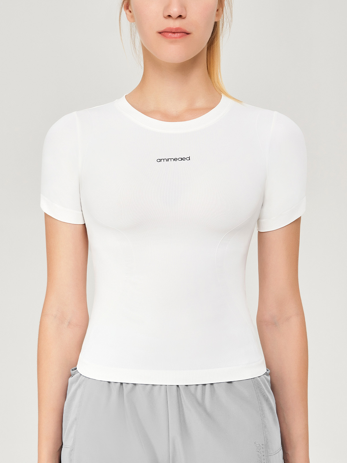 Quick Drying Crew Neck Fitness Yoga Top