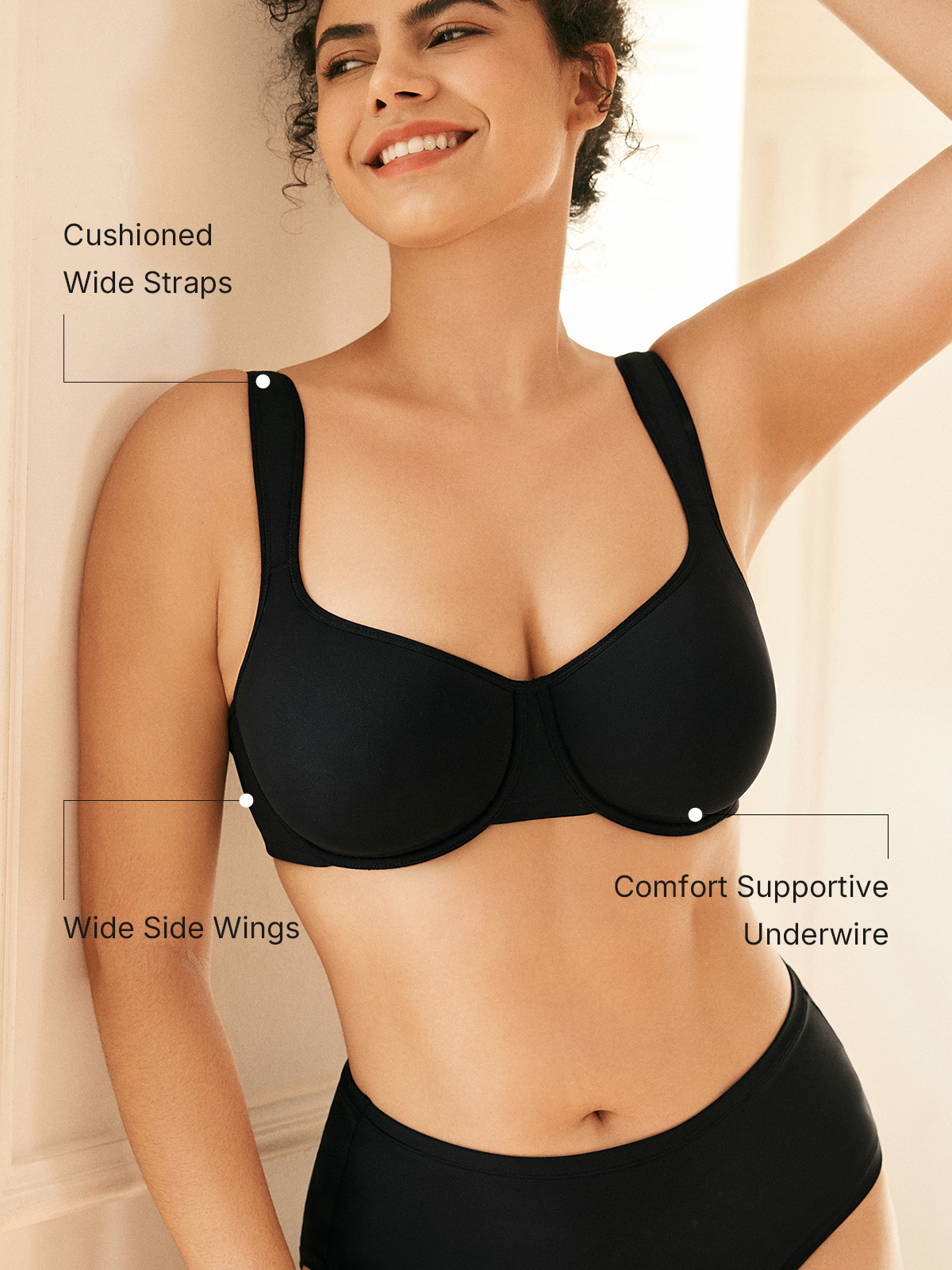 Push up Full Coverage Underwire Everyday Bra