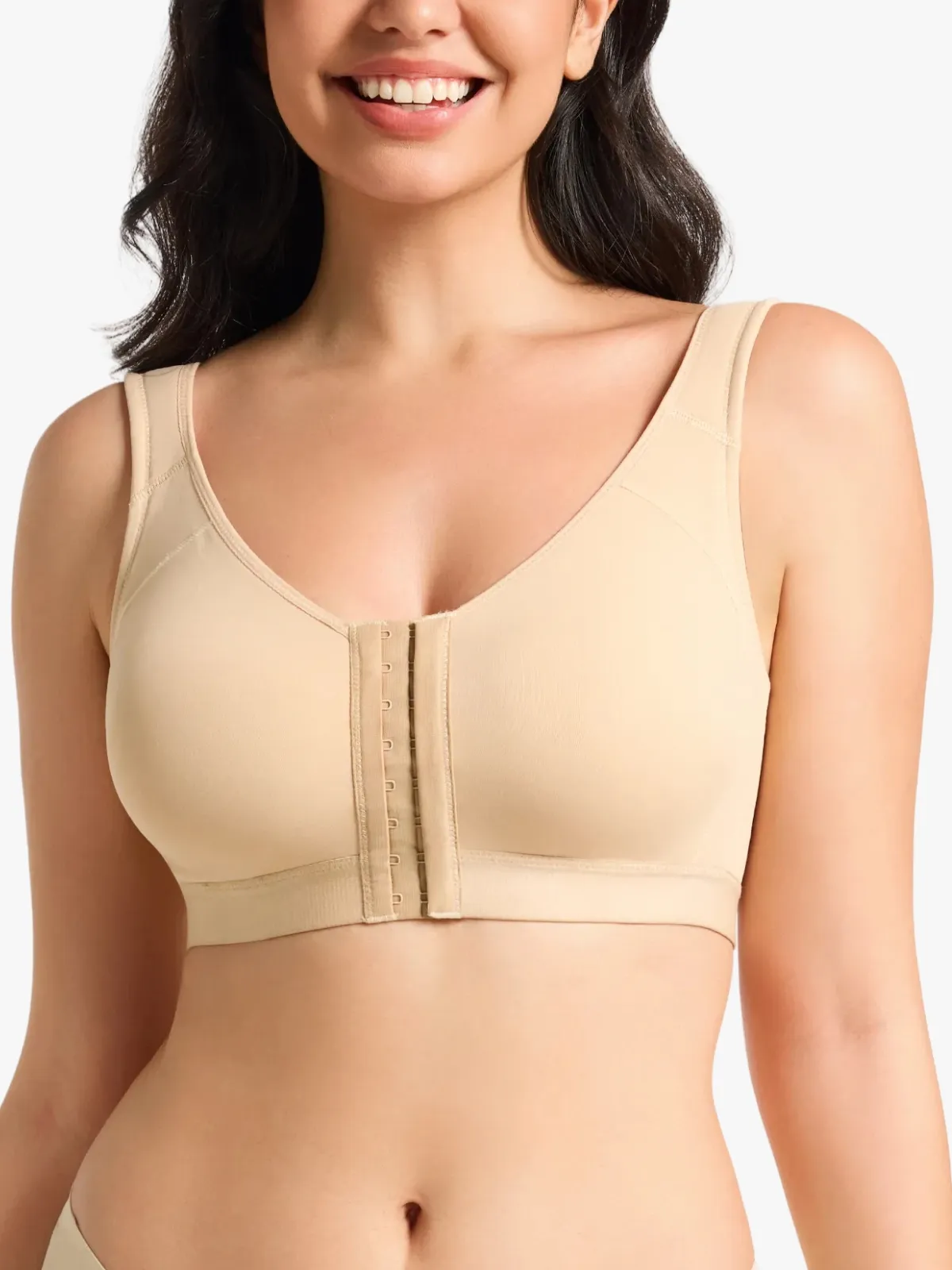 Front-Closure Comfort Post-Surgery Support Bra
