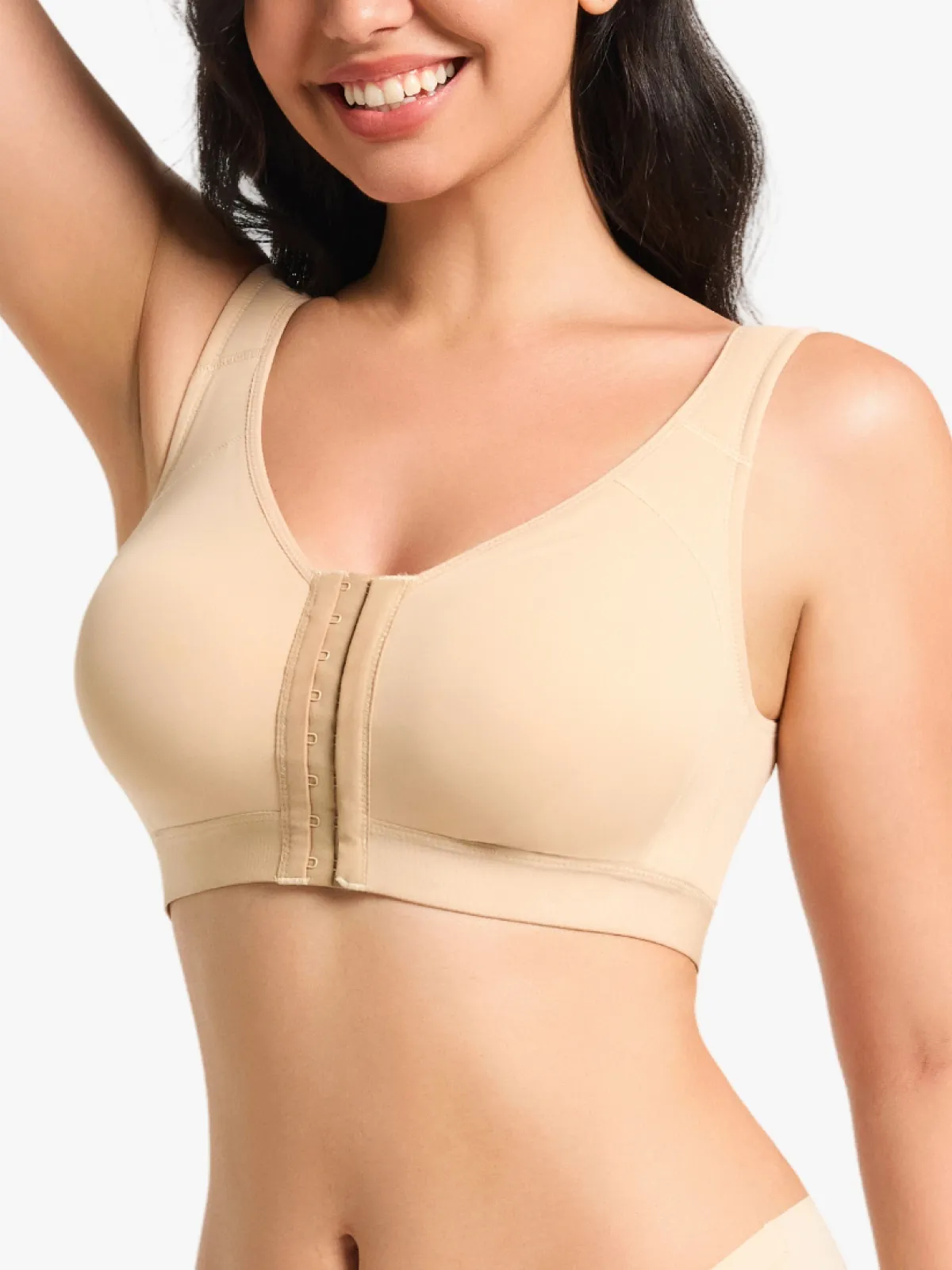 Front-Closure Comfort Post-Surgery Support Bra