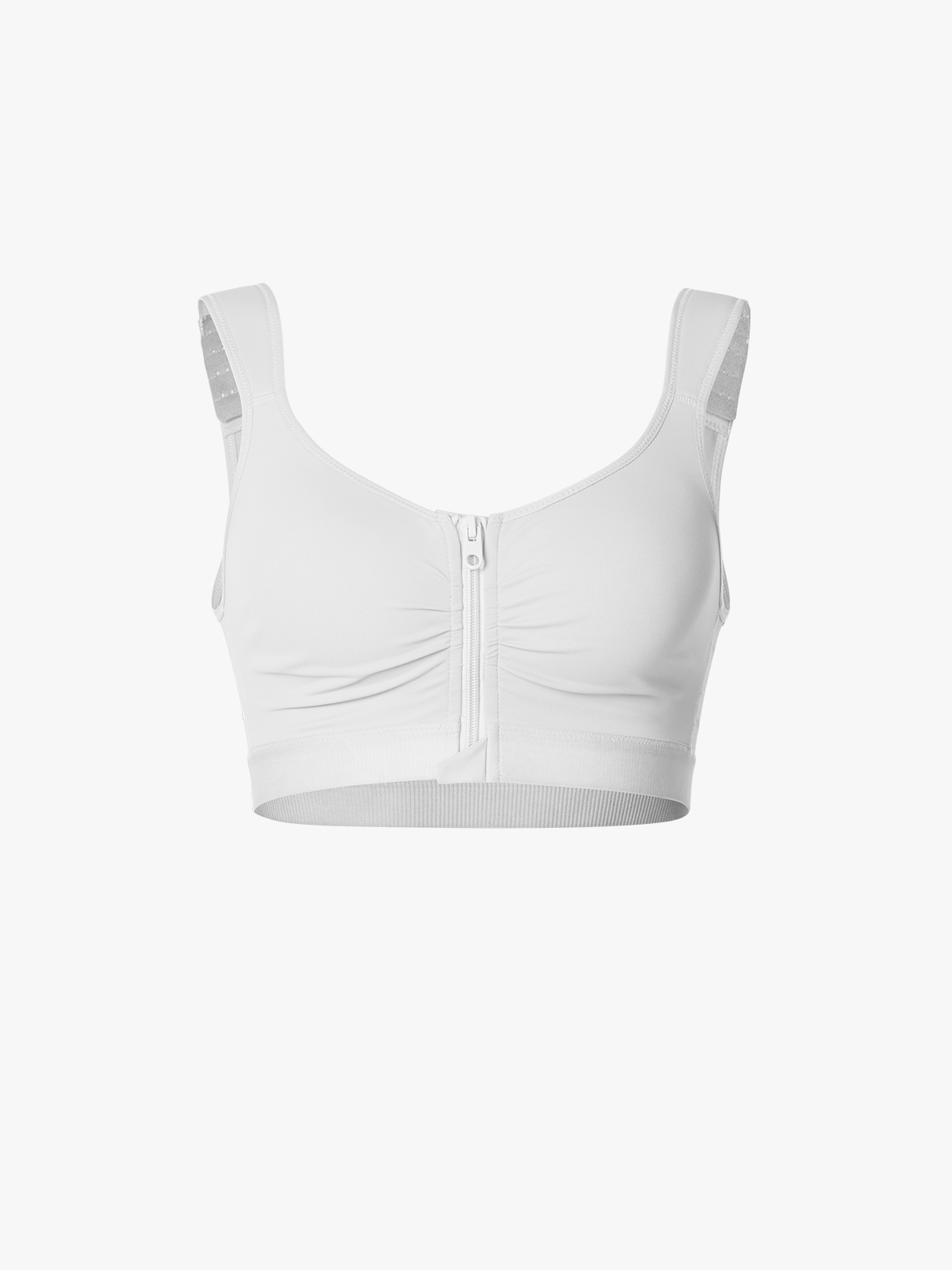Front Zipper Comfort Wireless Mastectomy Everyday Bra