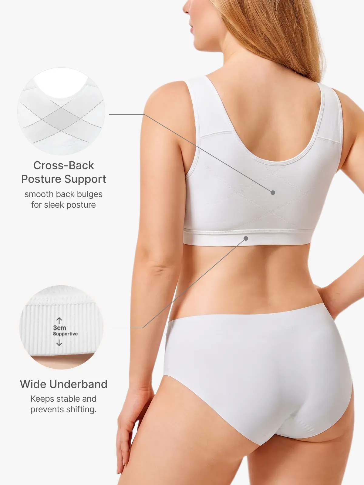 Front-Closure Comfort Mastectomy Everyday Bra