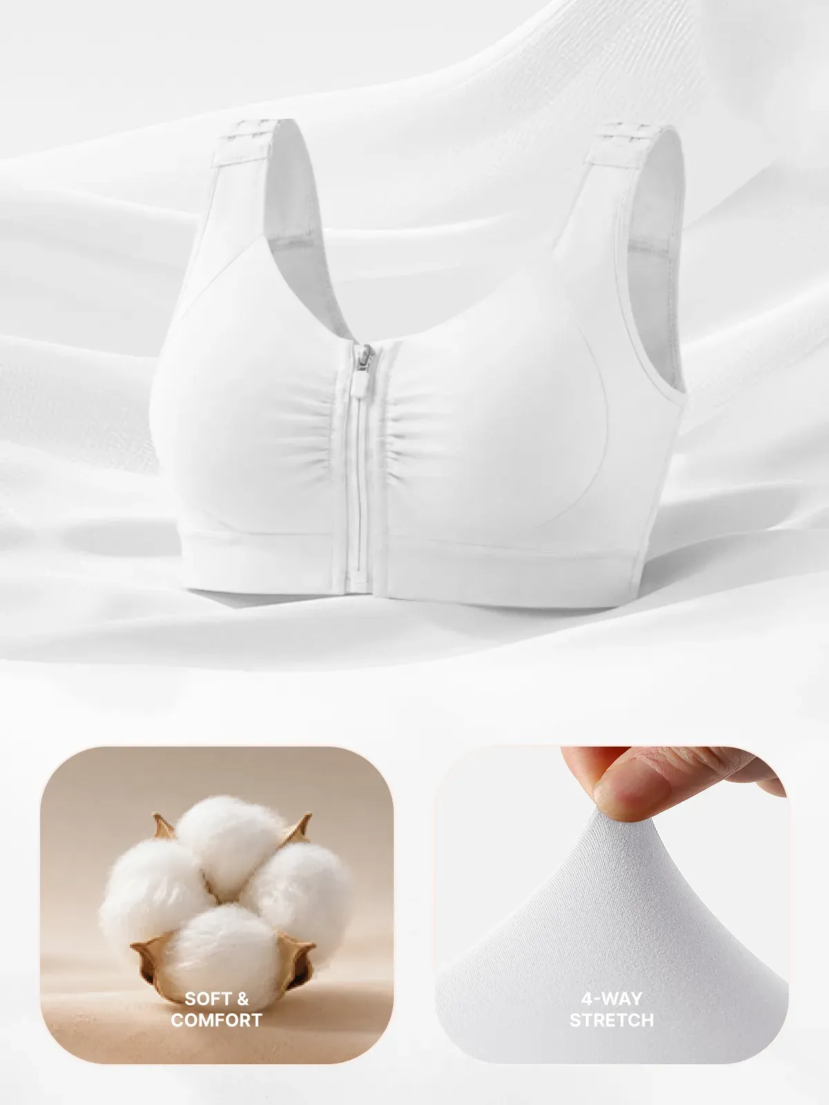 Front-Closure Comfort Mastectomy Everyday Bra