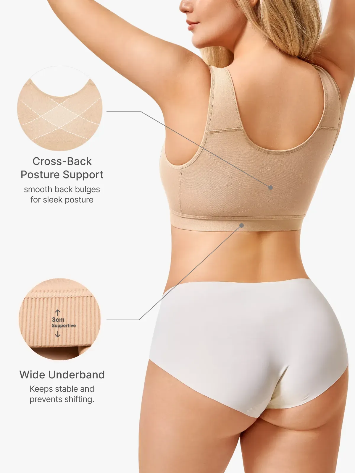 Front-Closure Comfort Mastectomy Everyday Bra