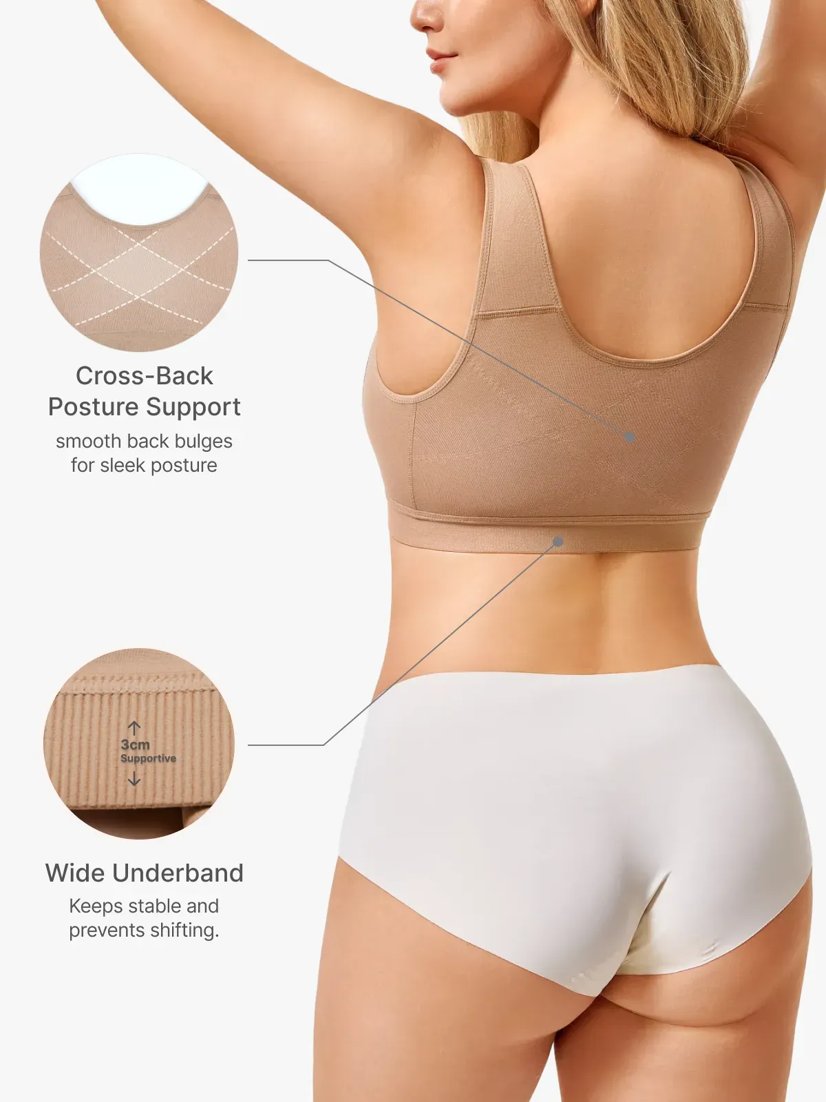 Front-Closure Comfort Mastectomy Everyday Bra