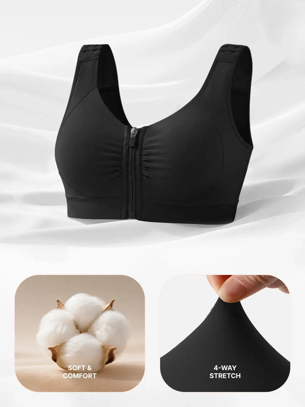 Front-Closure Comfort Mastectomy Everyday Bra