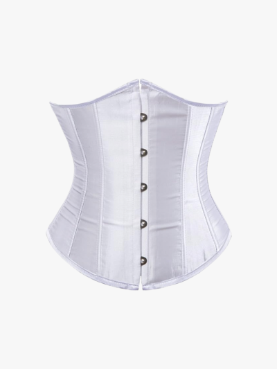 Classic Underbust Corset For Women Lace Up Boned Waist Cincher