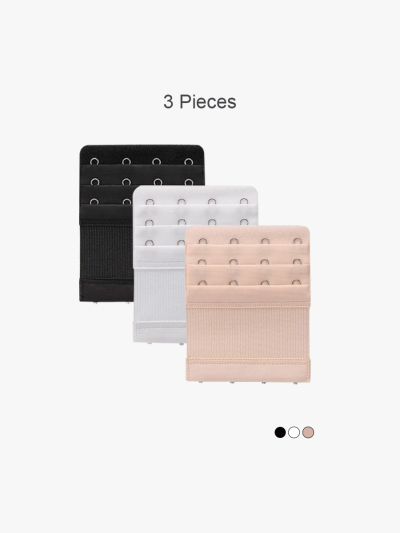 BRABIC Elastic Bra Extenders Strap 4 Hook 3 Row Bra Band BE003