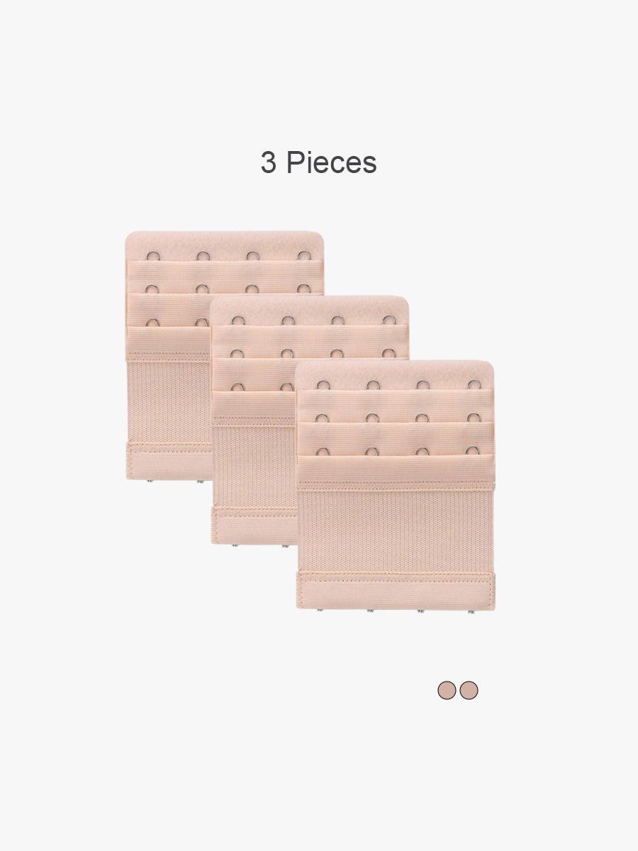 BRABIC Elastic Bra Extenders Strap 4 Hook 3 Row Bra Band BE003