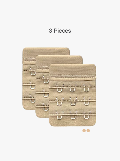 BRABIC Women Pack of 3 Soft 3 Hooks Bra Extender BE005