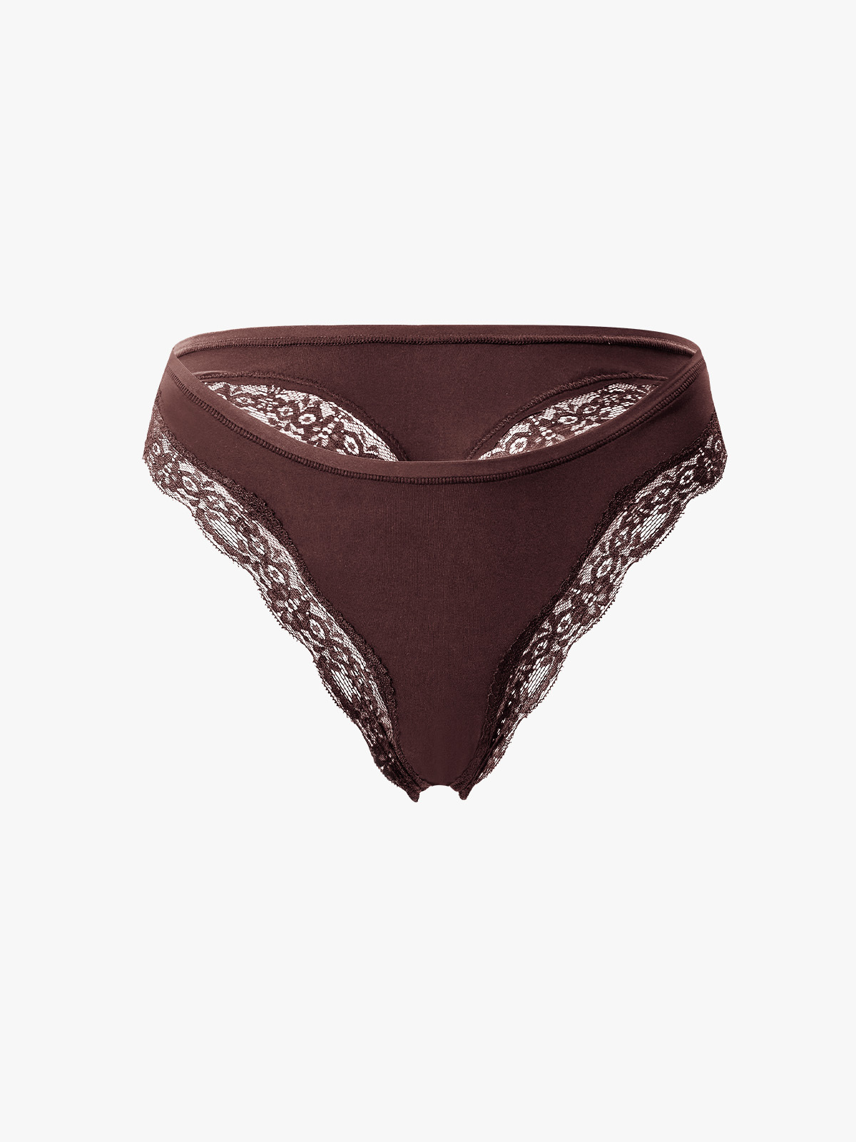 Lace Trim Skin-Friendly Thong