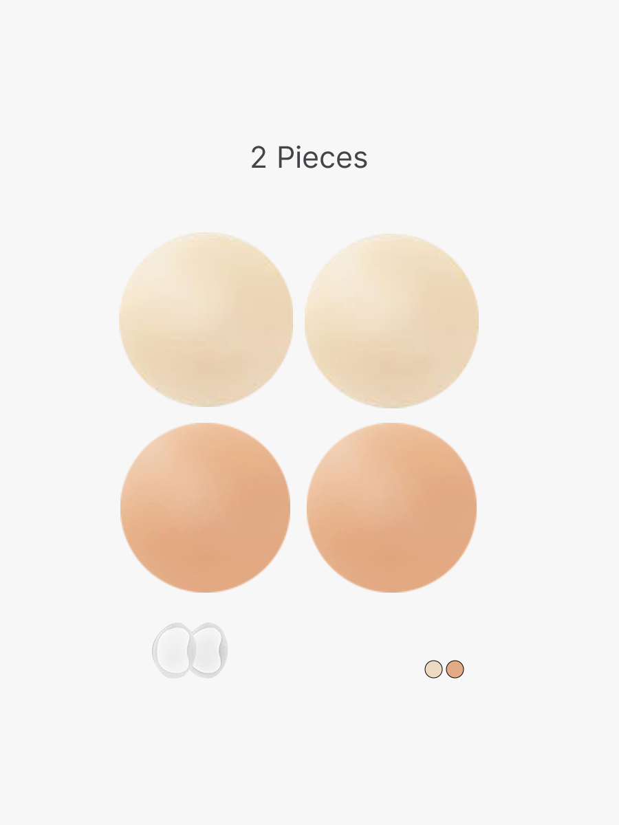 2 Piece Sticky Adhesive Silicone Reusable Pasty Nipple Covers for Women-Brabic