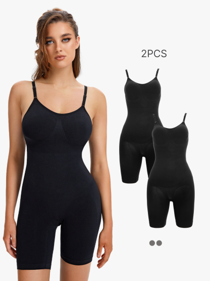 BRABIC 2-Piece Set Shapewear Bodysuit for Women Tummy Control Body Sha