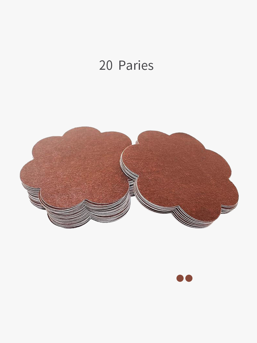 20 Pairs Disposable Nipple Covers Bra Pad Self-Adhesive No Show Bra-Brabic