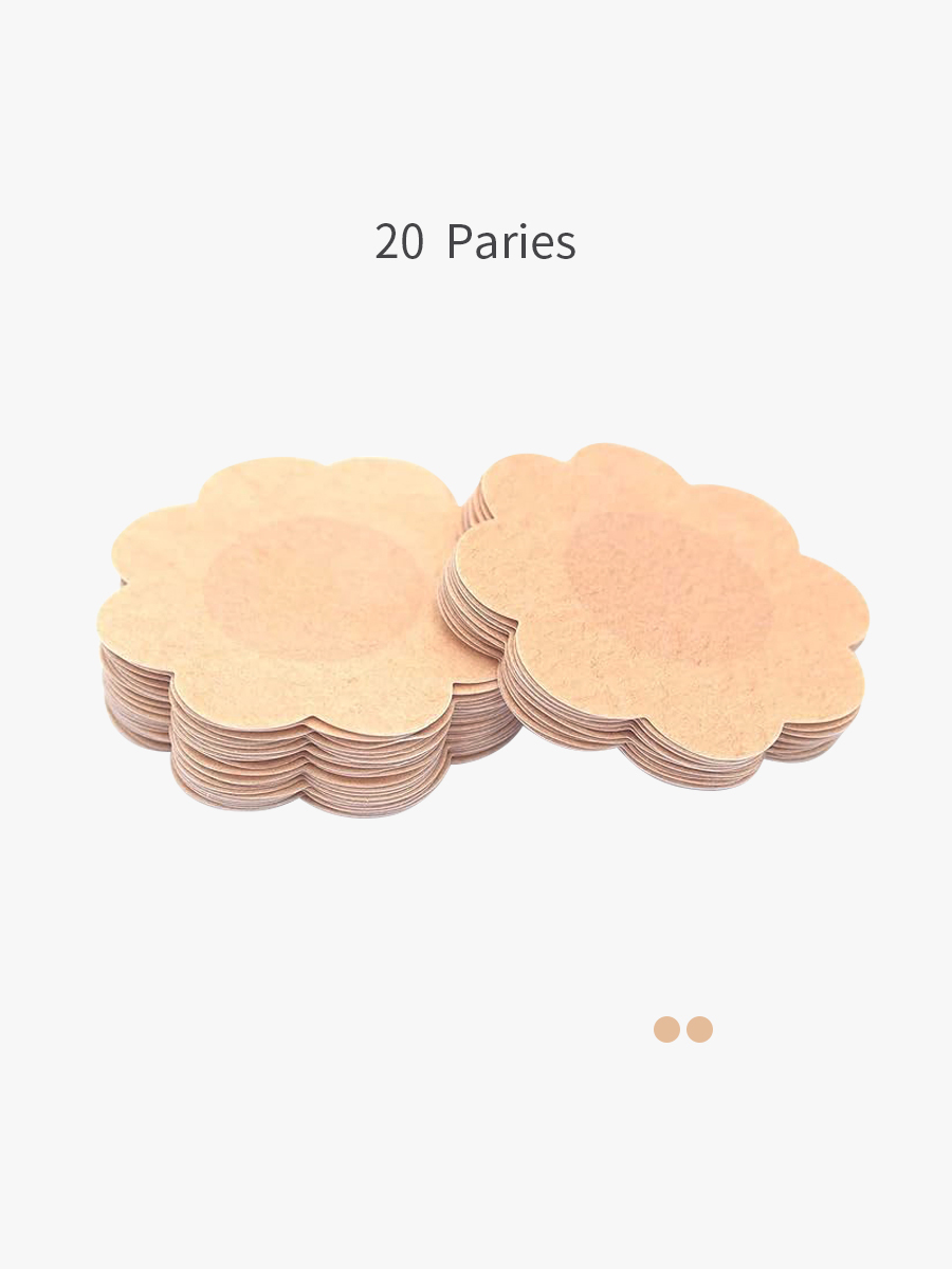 20 Pairs Disposable Nipple Covers Bra Pad Self-Adhesive No Show Bra-Brabic