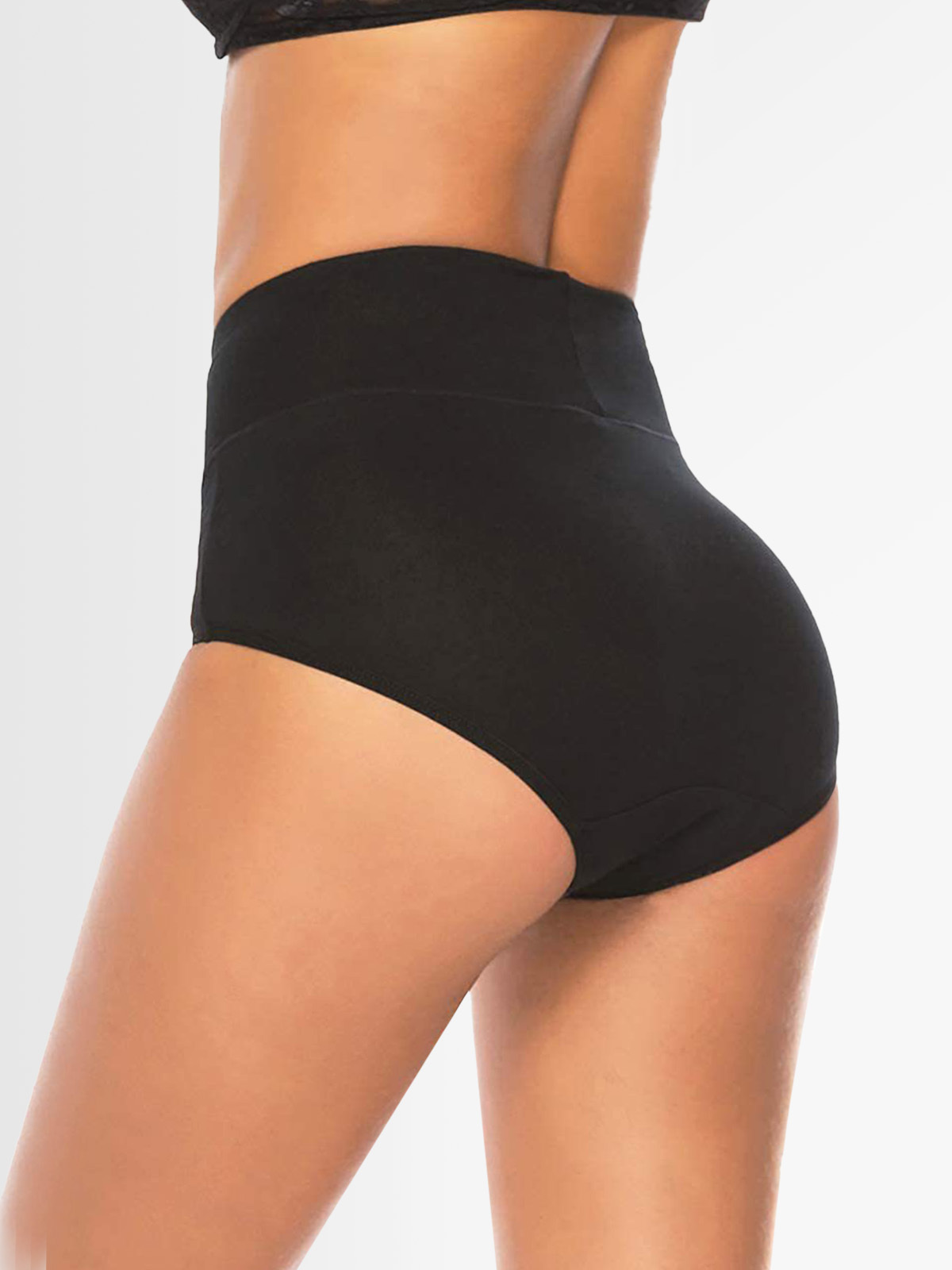 5 Pieces Seamless Soft High Waist Briefs-Brabic