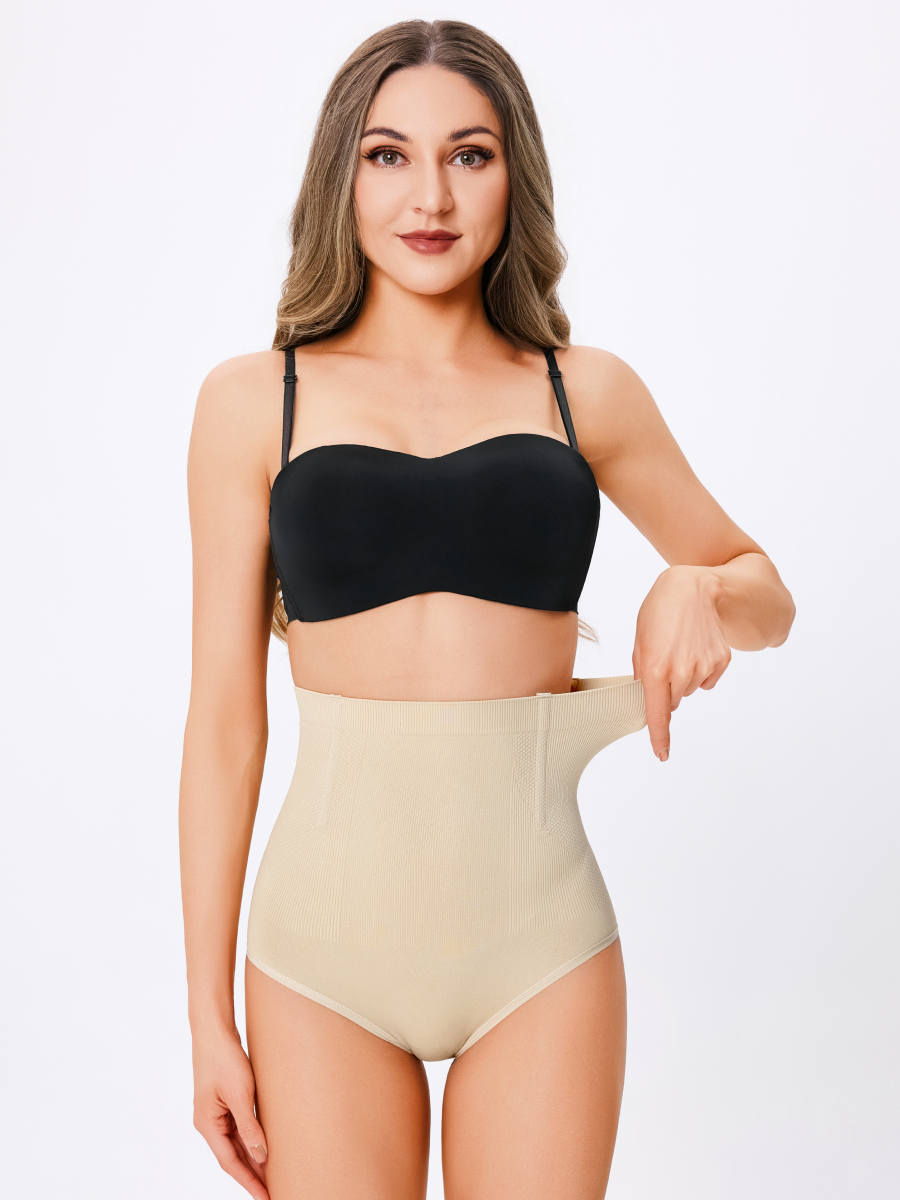 Super Soft High-Waisted Slimming Shapewear Control Panties-Brabic