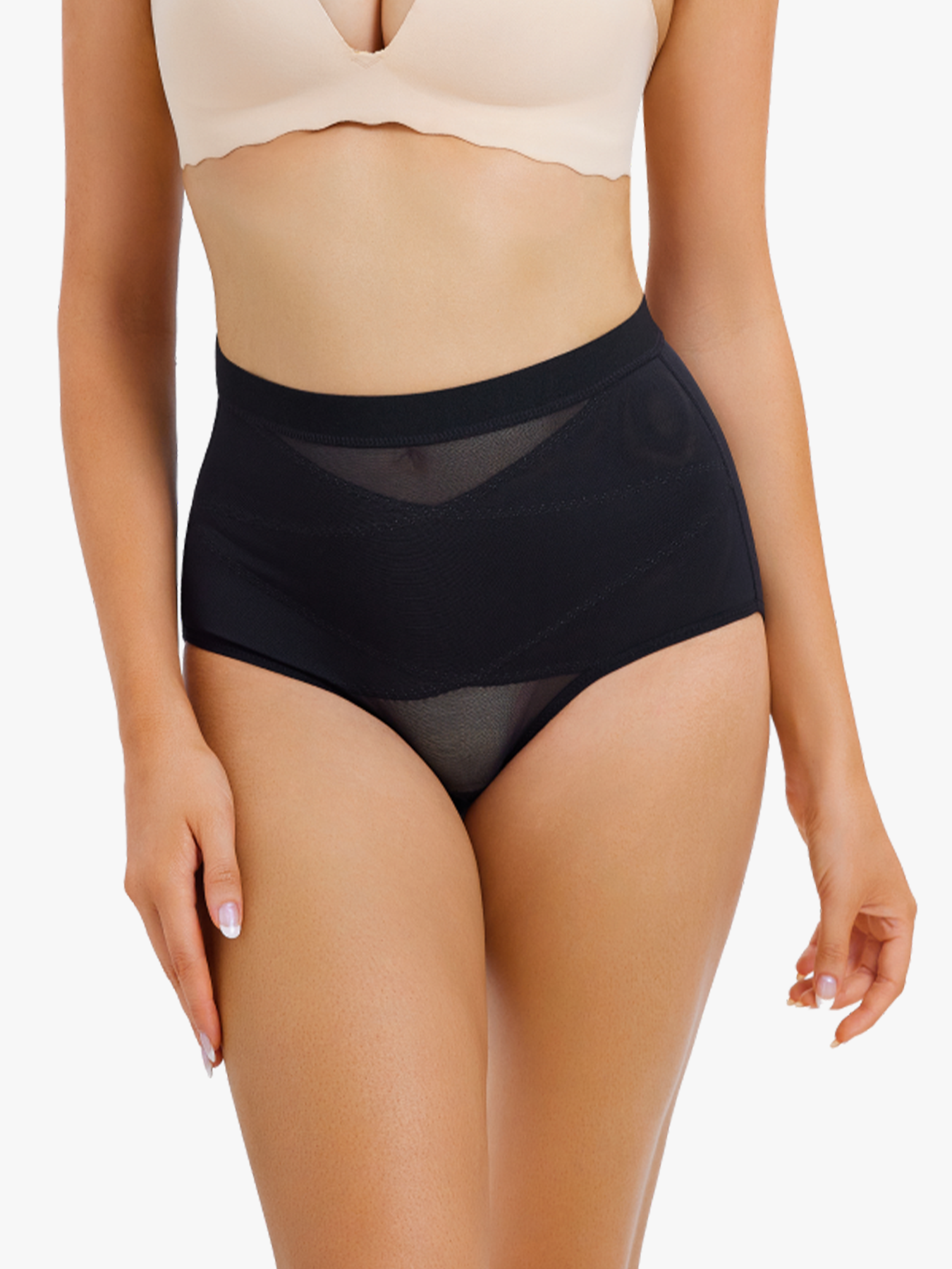 BRABIC 2 Pieces Shapewear Tummy Control Butt Lifting Underwear Lower Belly CP011