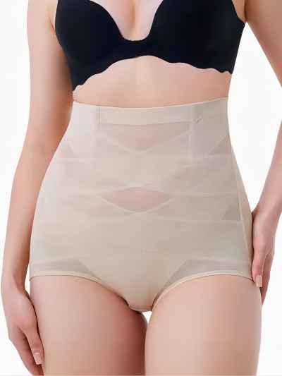 2 Piece Body Shaper High Waist Shorts Invisible Tummy Control Panties