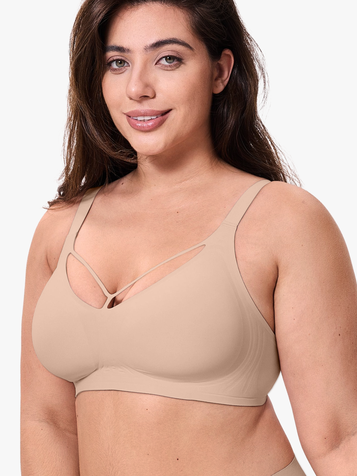 Wireless Push-up Bra in Microfiber-Brabic