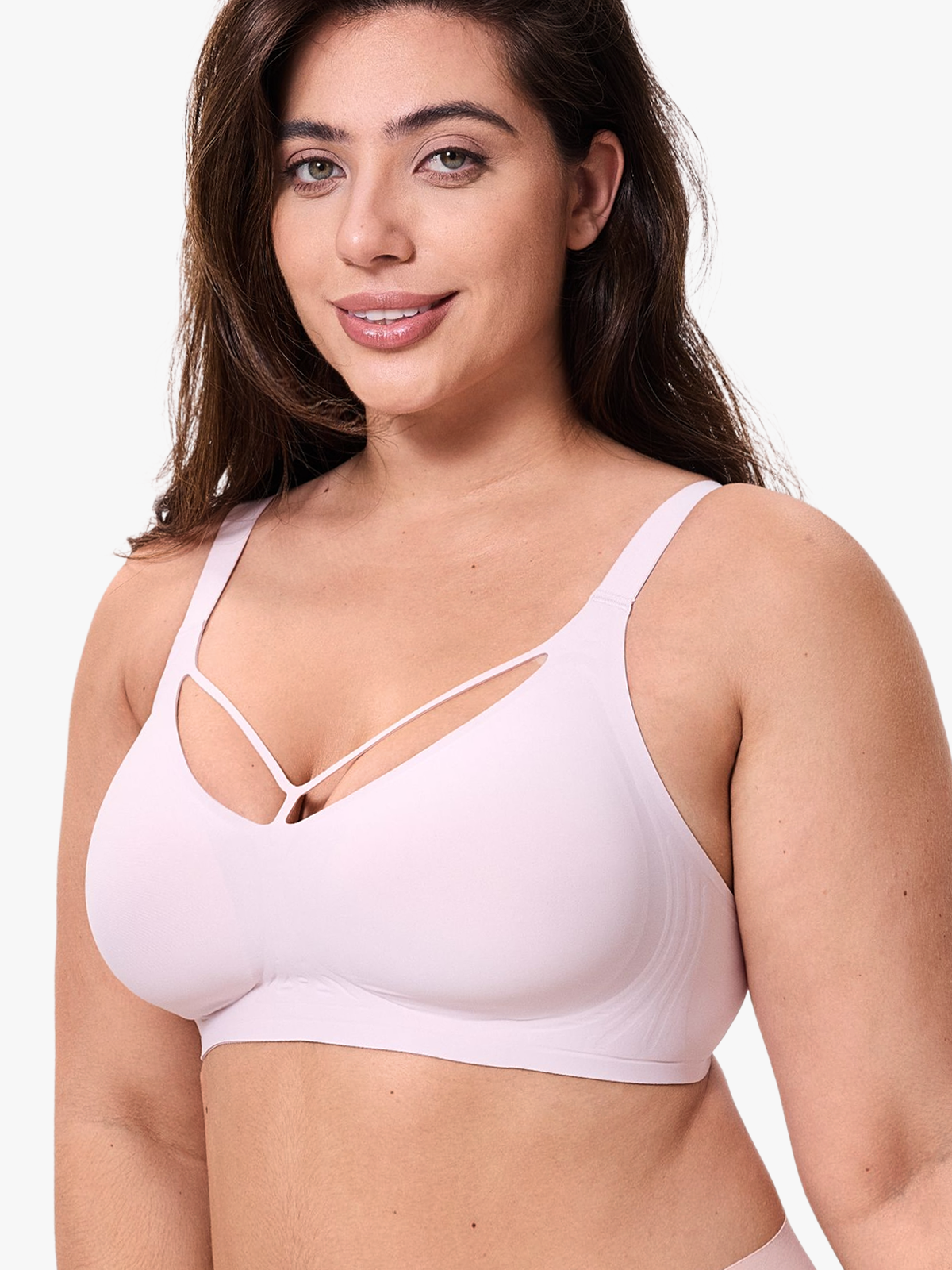 Wireless Push-up Bra in Microfiber-Brabic