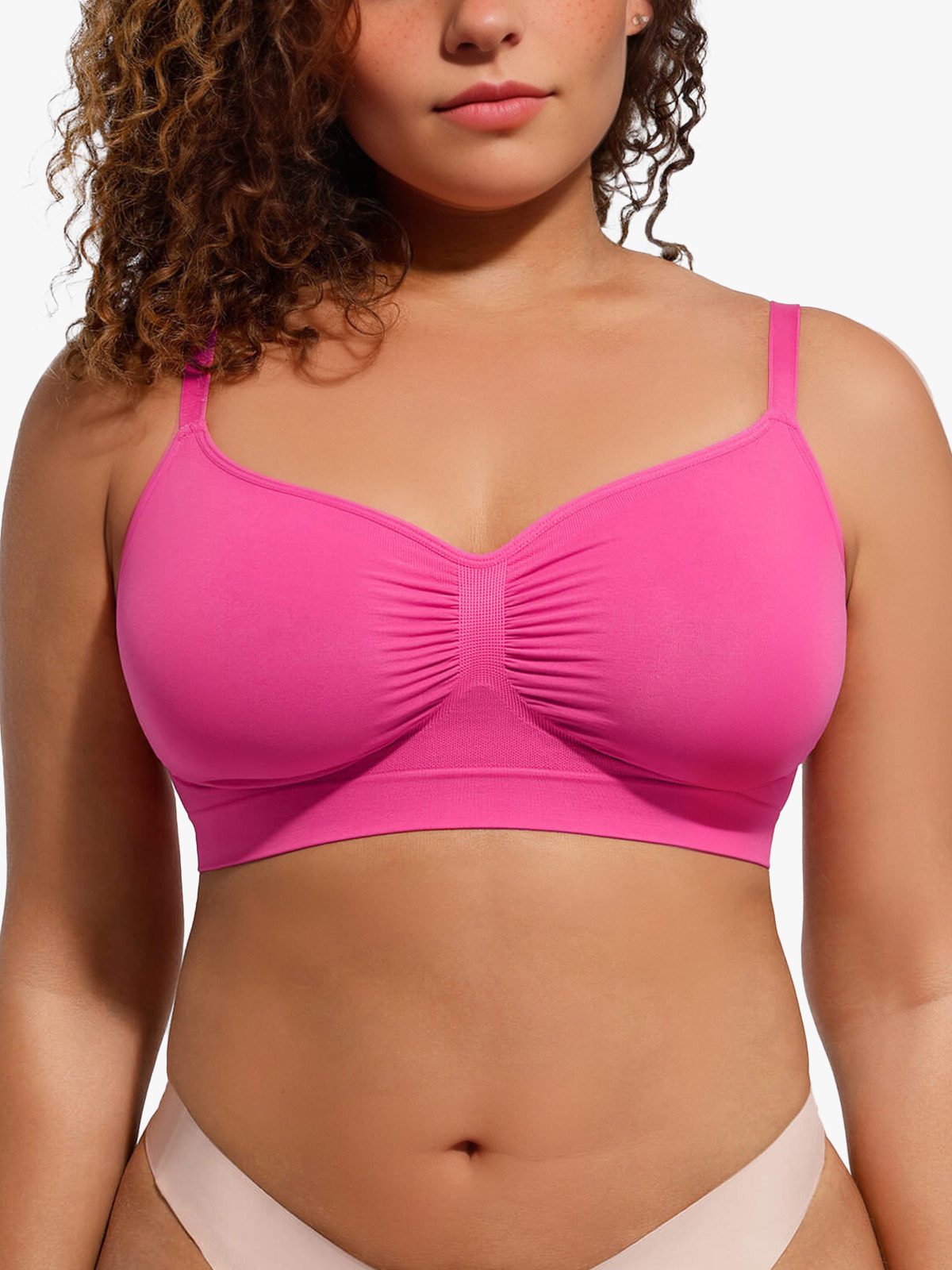 Everyday Seamless Comfort All-Day Wear Wireless Bra-Brabic