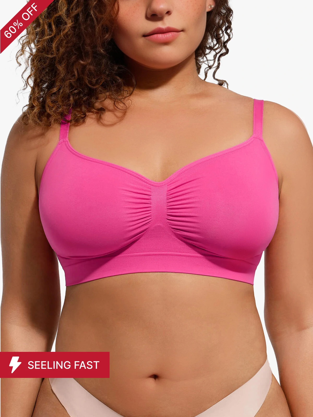 Everyday Seamless Comfort All-Day Wear Wireless Bra