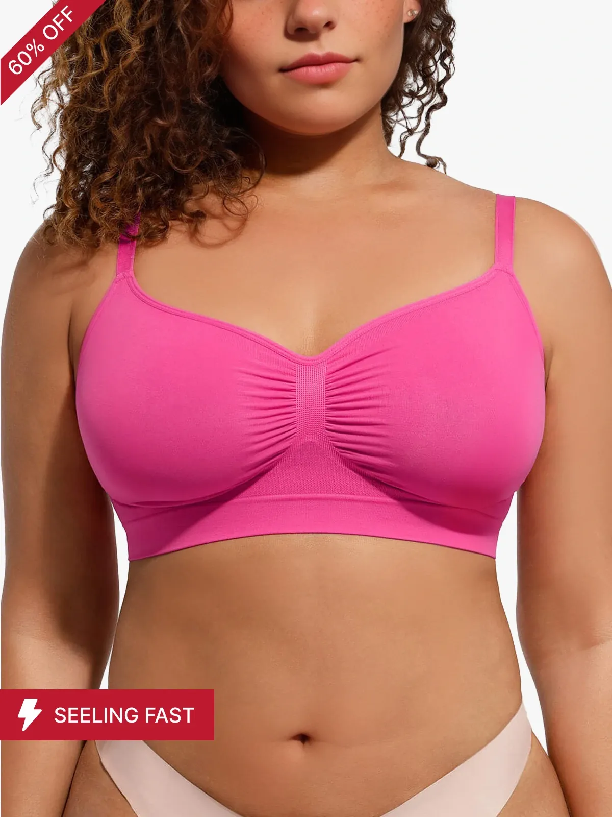 Everyday Seamless Comfort All-Day Wear Wireless Bra
