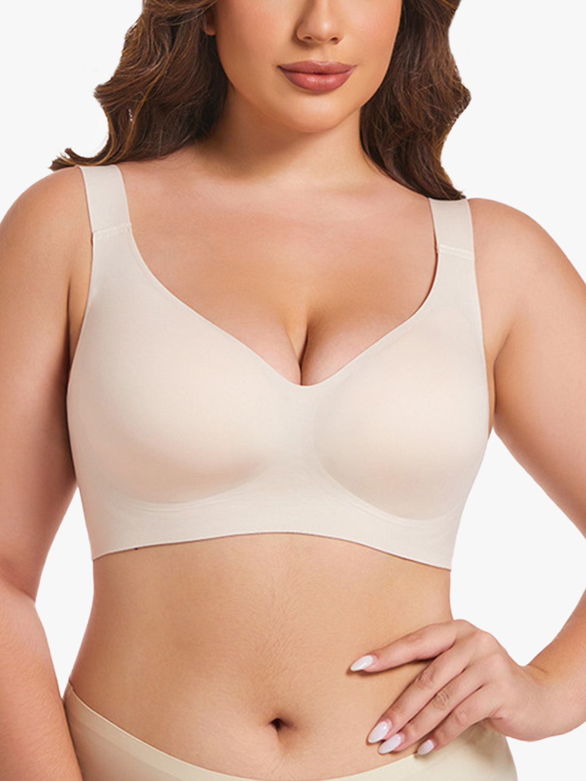 Seamless Push Up Comfort Wireless Everyday Bras-Brabic