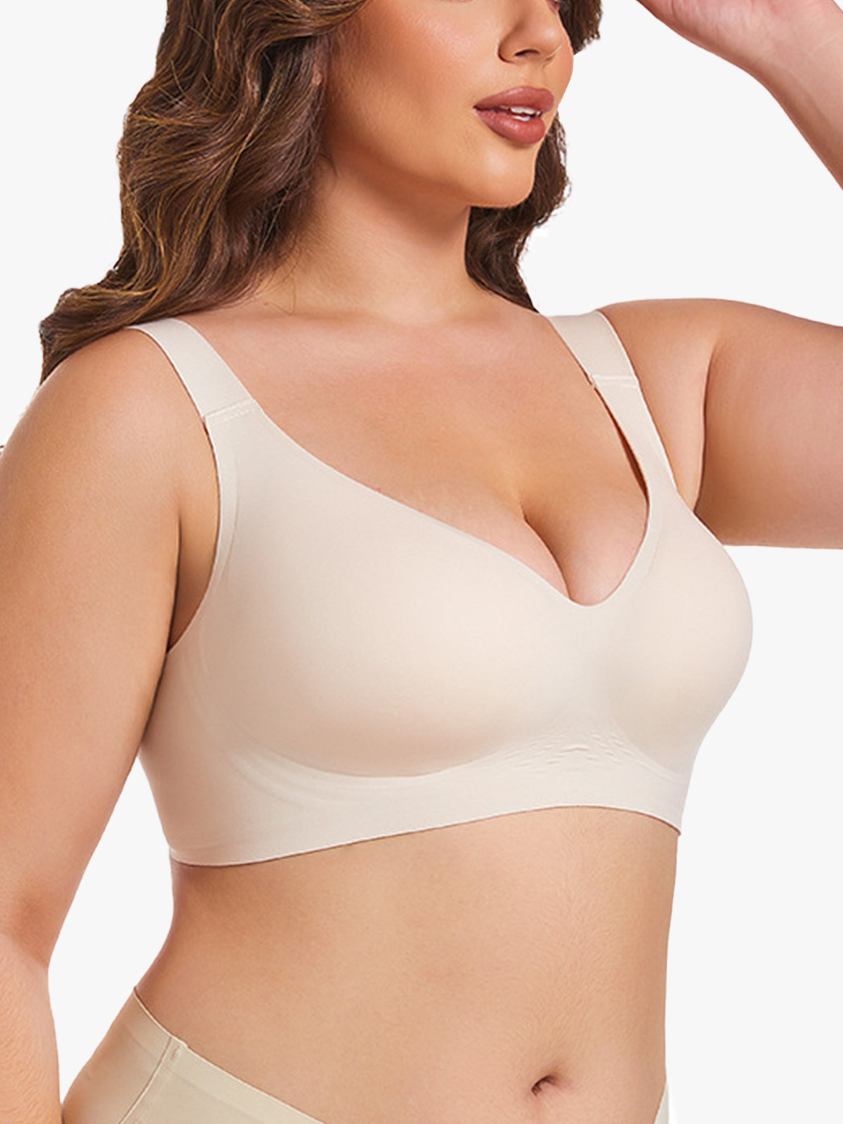 Seamless Push Up Comfort Wireless Everyday Bras-Brabic