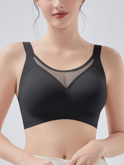Sheer Mesh Soft Smoothing Wireless Everyday Bra