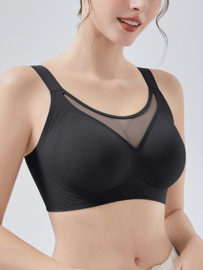 Sheer Mesh Soft Smoothing Wireless Everyday Bra