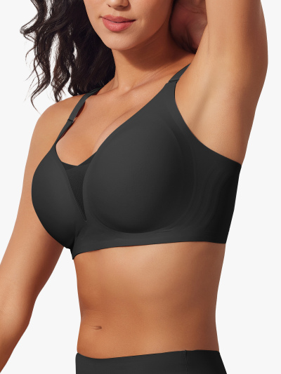 Seamless Mesh Insert Comfy Everyday Bra