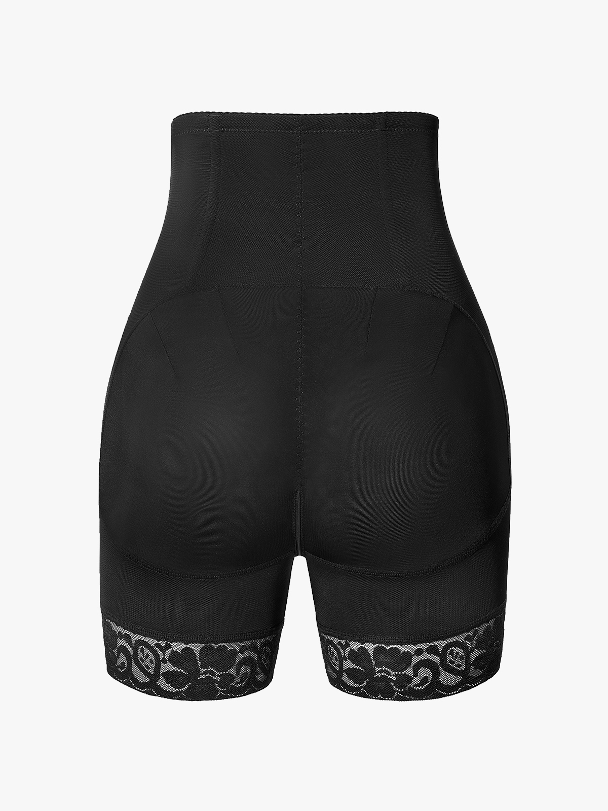 High Waist Double Tummy Control Lace Trimmed Control Panty-Brabic