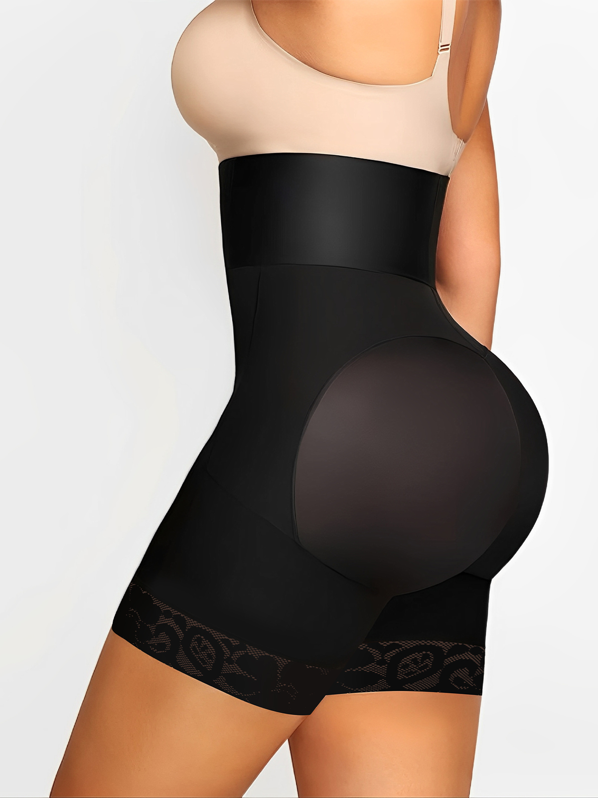 Front Buckle High Waist Tummy Control Crotch Opening Control Panty